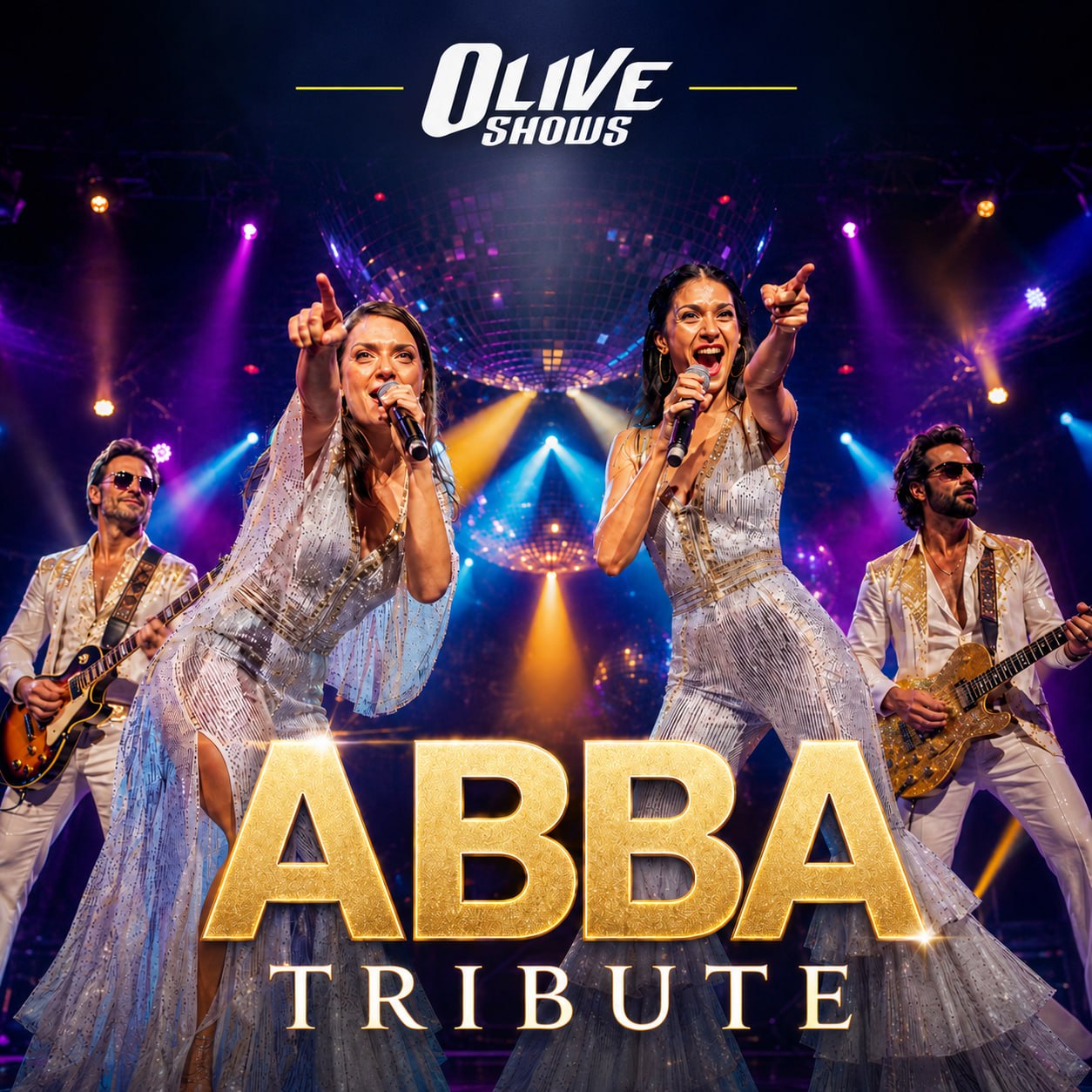 Olive Shows ABBA tribute poster