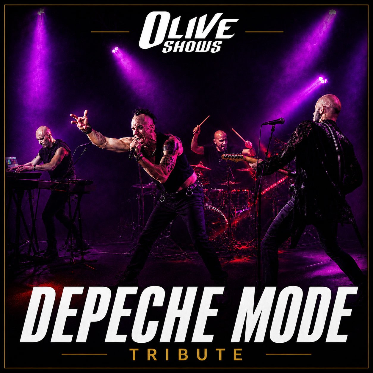 Olive Shows Depeche Mode tribute poster