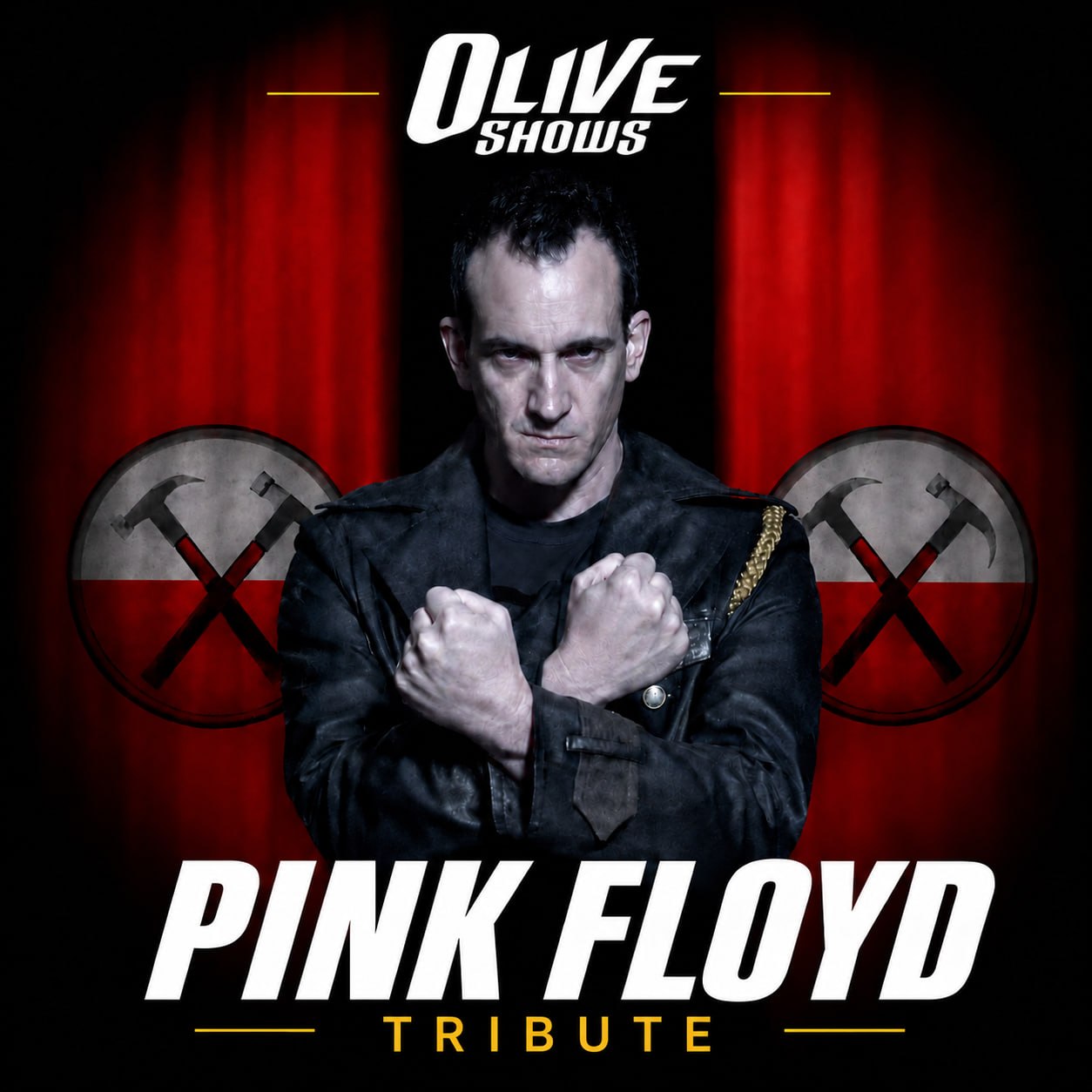 Olive Shows Pink Floyd tribute poster